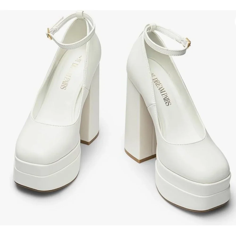 Women's High Heels Closed Toe  Platform
